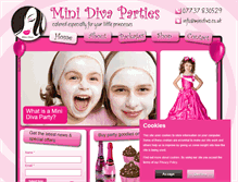 Tablet Screenshot of minidiva-co-uk.mysmartercms.co.uk